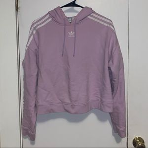 Lavender Athletic Cropped Sweatshirt